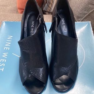 Nine West peep toe booties